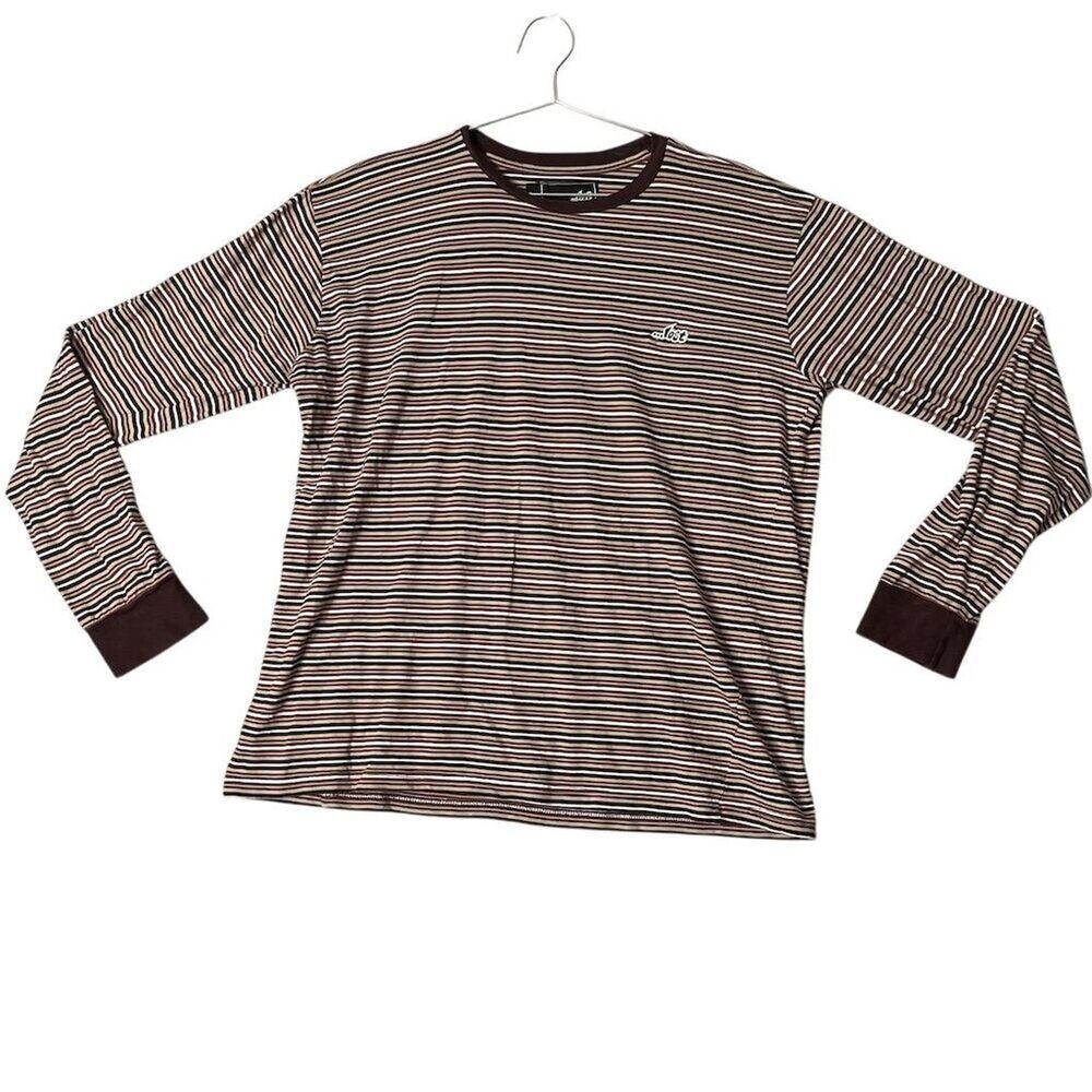 Lost Enterprise Men's Striped Long Sleeve Tee Multicolor Size L